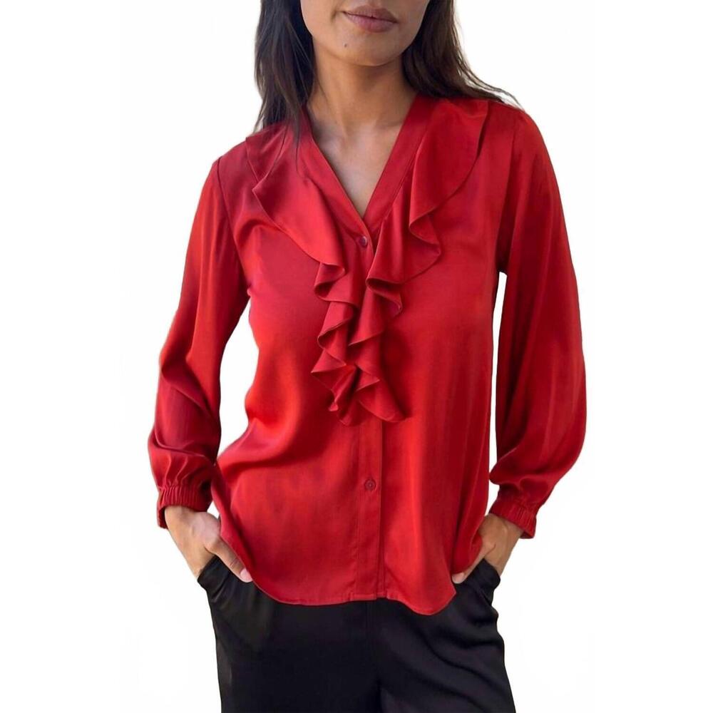 NEW KARMAMIA sophia blouse in chili